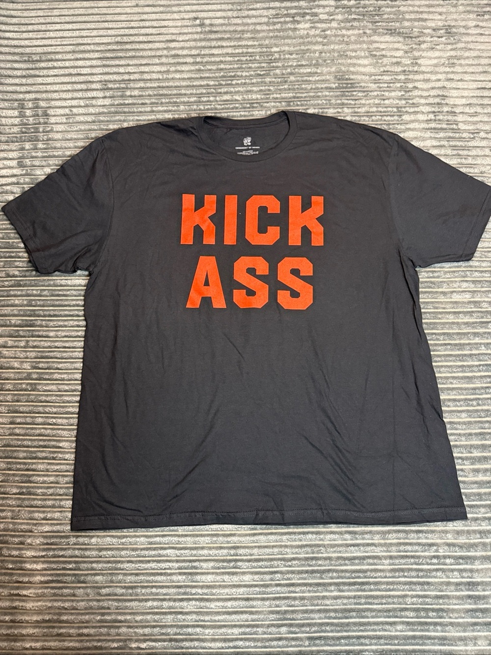Bryan Adams 2023 Canada Tour Kick Ass Graphic T-Shirt Black Size XXL